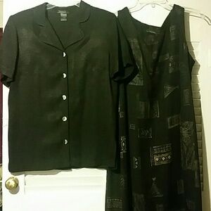 Black Dress with Jacket